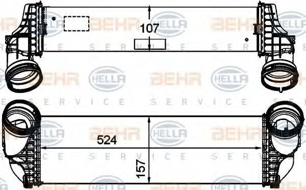 Інтеркулер BEHR HELLA SERVICE 8ML 376 746-261