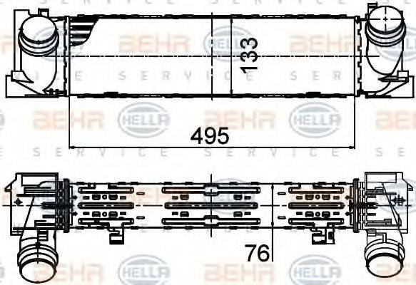 Інтеркулер BEHR HELLA SERVICE 8ML 376 791-754