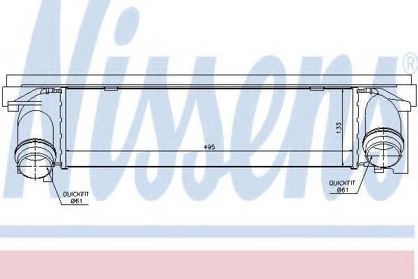 NISSENS 96552 Інтеркулер