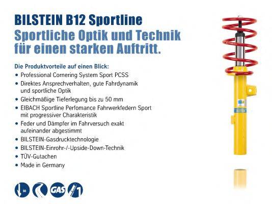 Комплект ходової частини, пружини/амортизатори BILSTEIN Bil_023386