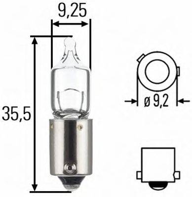 HELLA 8GH007643121 Лампа розжарювання, ліхтар покажчика повороту; Лампа розжарювання; ліхтар освітлення номерного знака; Лампа розжарювання, фара заднього ходу; Лампа розжарювання, задній гаражний вогонь; Лампа розжарювання, ліхтар освітлення багажника; Лампа розжарювання, стоянкові вогні/габаритні ліхтарі; Лампа розжарювання; Лампа розжарювання, стоянковий/габаритний вогонь; Лампа розжарювання, стоянковий/габаритний вогонь; Лампа розжарювання; фара денного освітлення; Лампа розжарювання, фара денного освітлення