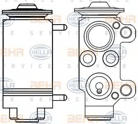 HELLA 8UW351234131 Розширювальний клапан, кондиціонер