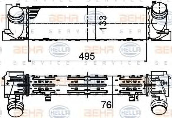 Інтеркулер HELLA 8ML 376 791-754