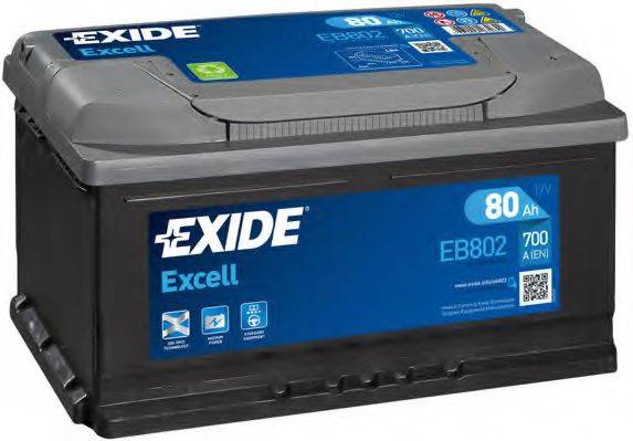 EXIDE EB802 Стартерна акумуляторна батарея; Стартерна акумуляторна батарея