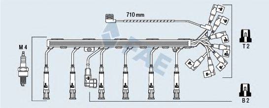 FAE 85930 Комплект дротів запалення
