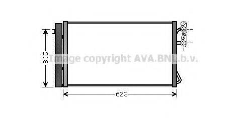 AVA QUALITY COOLING BWA5296D Конденсатор, кондиціонер