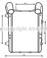 Інтеркулер AVA QUALITY COOLING DF4056