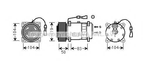 Компресор, кондиціонер AVA QUALITY COOLING DFK057