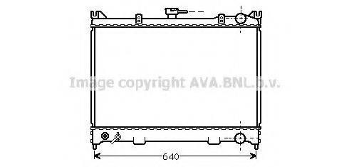 Радіатор, охолодження двигуна AVA QUALITY COOLING DN2057