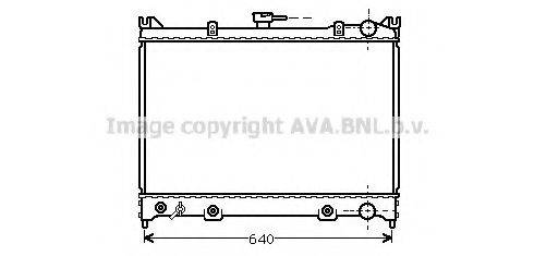 Радіатор, охолодження двигуна AVA QUALITY COOLING DN2077