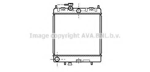 Радіатор, охолодження двигуна AVA QUALITY COOLING DN2128