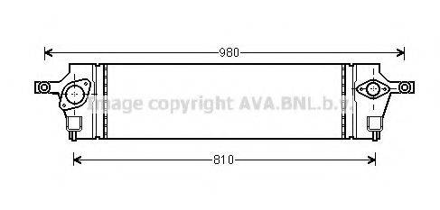 Інтеркулер AVA QUALITY COOLING DN4350