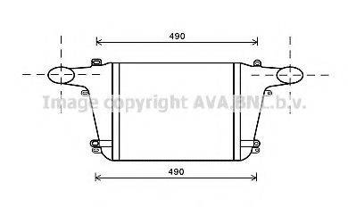 Інтеркулер AVA QUALITY COOLING DN4364