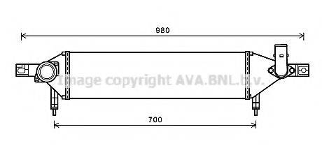 Інтеркулер AVA QUALITY COOLING DN4409 Інтеркулер AVA QUALITY COOLING DN4409