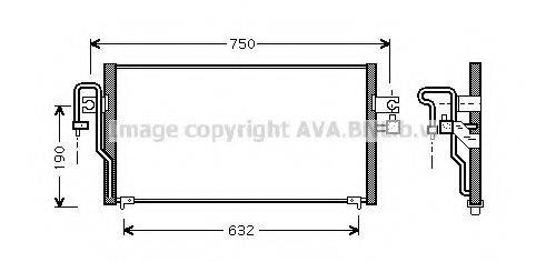 Конденсатор, кондиціонер AVA QUALITY COOLING DN5164