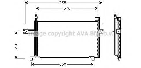 Конденсатор, кондиціонер AVA QUALITY COOLING DN5175