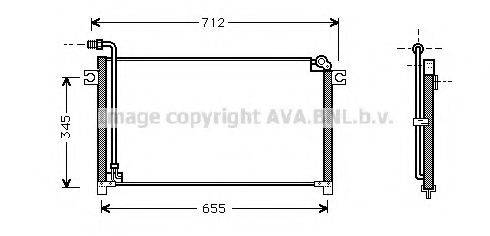 Конденсатор, кондиціонер AVA QUALITY COOLING DN5184