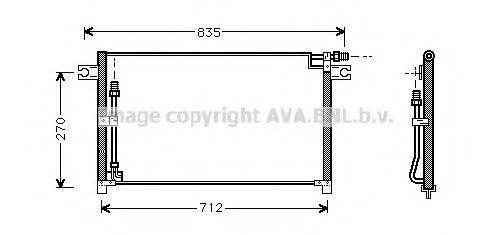 Конденсатор, кондиціонер AVA QUALITY COOLING DN5185