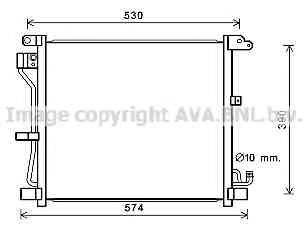 Конденсатор, кондиціонер AVA QUALITY COOLING DN5403