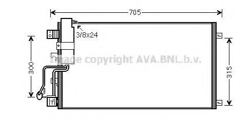 Конденсатор, кондиціонер AVA QUALITY COOLING DNA5283D