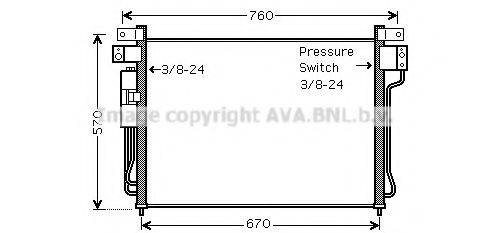 Конденсатор, кондиціонер AVA QUALITY COOLING DNA5299D