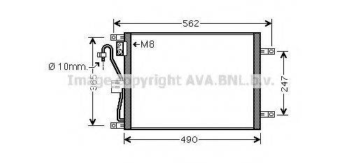 Конденсатор, кондиціонер AVA QUALITY COOLING DNA5351