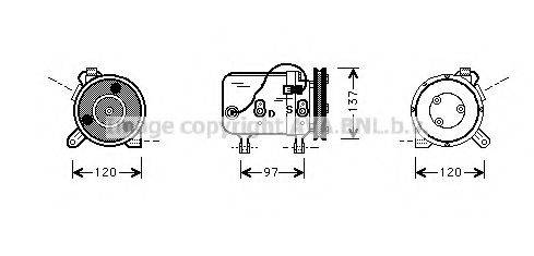 Компресор, кондиціонер AVA QUALITY COOLING DNK003