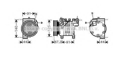 Компресор, кондиціонер AVA QUALITY COOLING DNK273