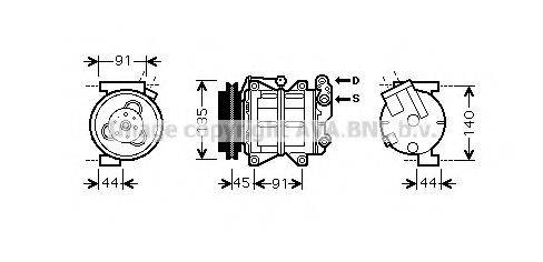 Компресор, кондиціонер AVA QUALITY COOLING DNK314