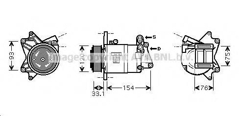 Компресор, кондиціонер AVA QUALITY COOLING DNK321