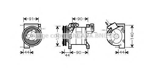 Компресор, кондиціонер AVA QUALITY COOLING DNK323