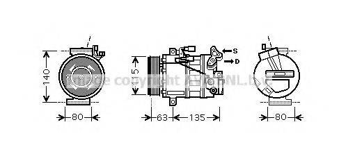 Компресор, кондиціонер AVA QUALITY COOLING DNK336