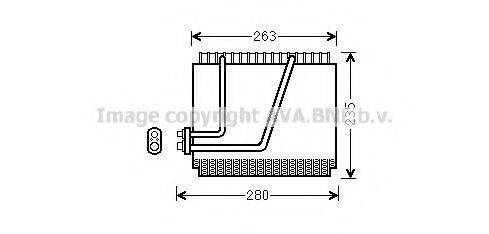 Випарник, кондиціонер AVA QUALITY COOLING DNV374