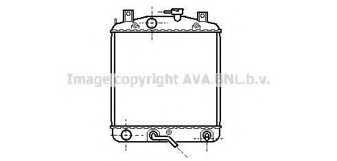 Радіатор, охолодження двигуна AVA QUALITY COOLING DU2011