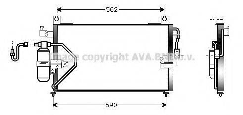 Конденсатор, кондиціонер AVA QUALITY COOLING DU5037