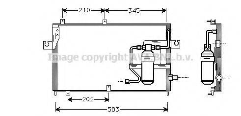 Конденсатор, кондиціонер AVA QUALITY COOLING DU5039