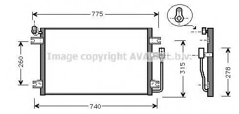 Конденсатор, кондиціонер AVA QUALITY COOLING DW5030