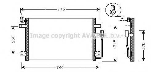 Конденсатор, кондиціонер AVA QUALITY COOLING DW5031