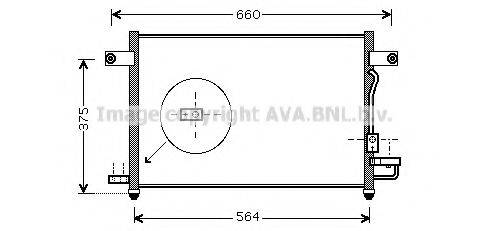 Конденсатор, кондиціонер AVA QUALITY COOLING DW5049