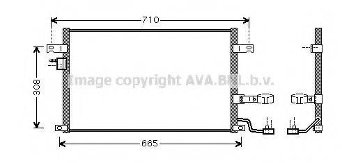 Конденсатор, кондиціонер AVA QUALITY COOLING DW5056