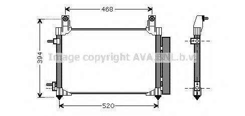 Конденсатор, кондиціонер AVA QUALITY COOLING DW5081