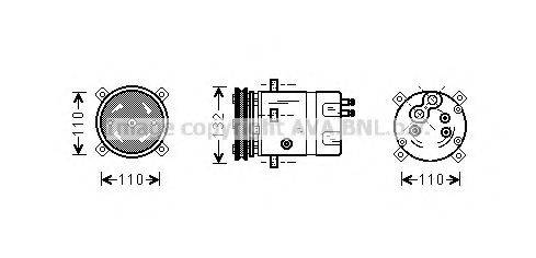 Компресор, кондиціонер AVA QUALITY COOLING DWK019