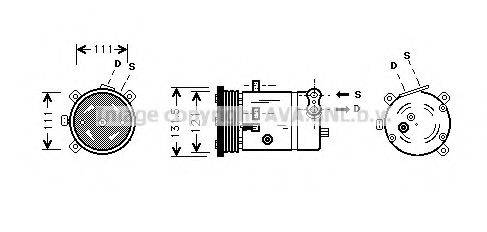 Компресор, кондиціонер AVA QUALITY COOLING DWK038