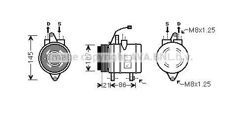 Компресор, кондиціонер AVA QUALITY COOLING DWK079