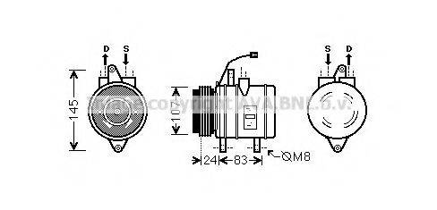 Компресор, кондиціонер AVA QUALITY COOLING DWK096