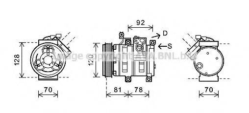 Компресор, кондиціонер AVA QUALITY COOLING DWK099