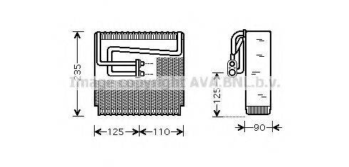 Випарник, кондиціонер AVA QUALITY COOLING DWV064