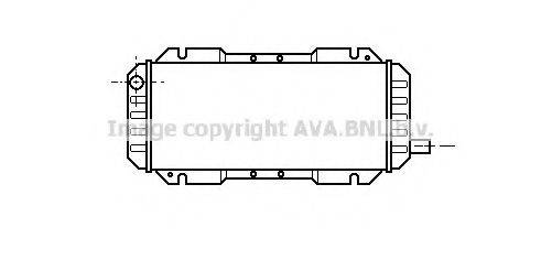 Радіатор, охолодження двигуна AVA QUALITY COOLING FD2004