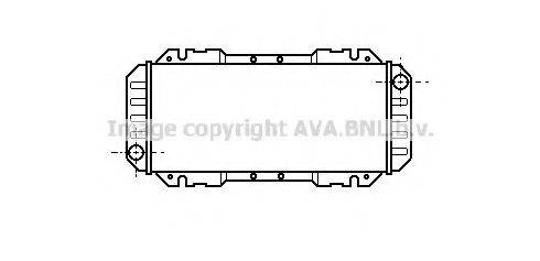 Радіатор, охолодження двигуна AVA QUALITY COOLING FD2006