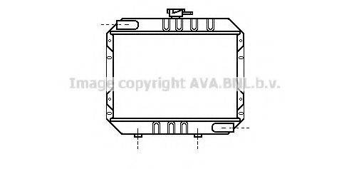 Радіатор, охолодження двигуна AVA QUALITY COOLING FD2009